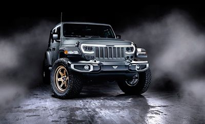 Image showing  VECTOR Series Full LED Grill for the Jeep Wrangler JL / Gladiator JT