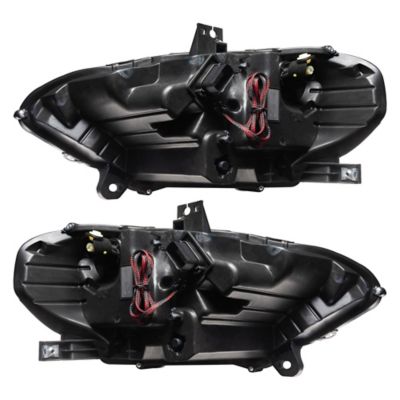 Image showing  2018-2023 Ford Mustang Black Series Dynamic ColorSHIFT LED Headlights with Sequential Turn Signals