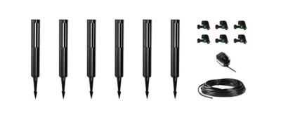 Image showing  Espresso Bollard LV Light Kit (45w), 6 pk.