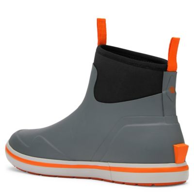 Image showing  Alpha Deck Boot 6 in. Gray/Orange