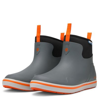 Image showing  Alpha Deck Boot 6 in. Gray/Orange