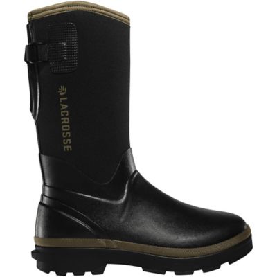LaCrosse Footwear Women's Alpha Range Knee-High Waterproof Boots, 12 in., Black/Tan