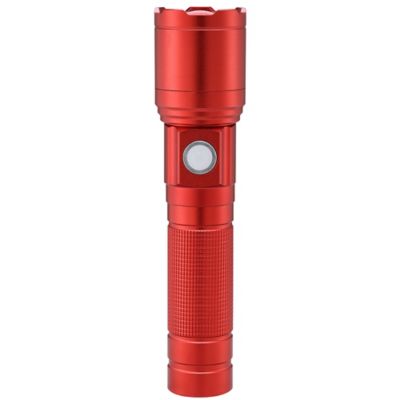 JobSmart 600-Lumen Rechargeable Flashlight, Red