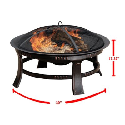 Image showing  30 in. Country Mile Wood-Burning Fire Pit