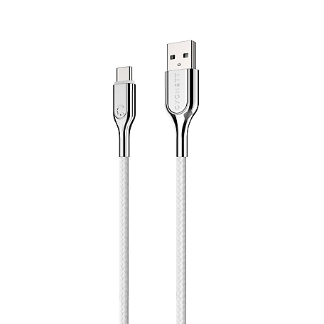 Cygnett Armored 2.0 USB-C to USB-A Charge and Sync Cable, White