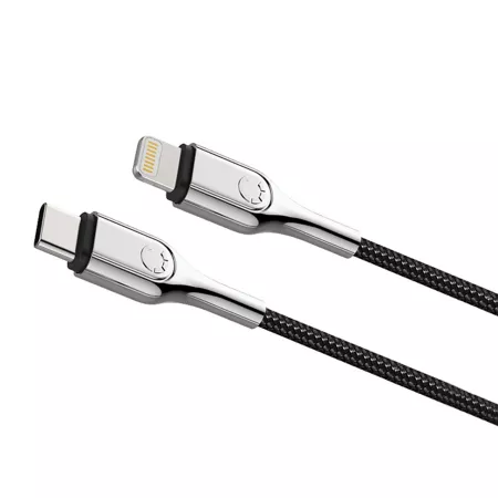 Cygnett Armored 1M Lightning to USB-C Charge and Sync Cable Cell Phone Accessories