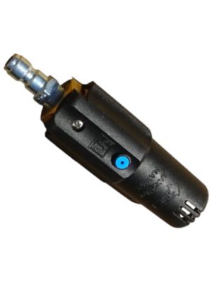 Image showing  3500 PSI Light Blue ZROTOMAX2 Rotomax Rotating 0-Degree Nozzle with 1/4 in. Quick Connect plug for Pressure Washers