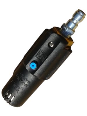 Image showing  3500 PSI Light Blue ZROTOMAX2 Rotomax Rotating 0-Degree Nozzle with 1/4 in. Quick Connect plug for Pressure Washers