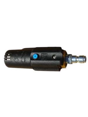 Image showing  3500 PSI Light Blue ZROTOMAX2 Rotomax Rotating 0-Degree Nozzle with 1/4 in. Quick Connect plug for Pressure Washers