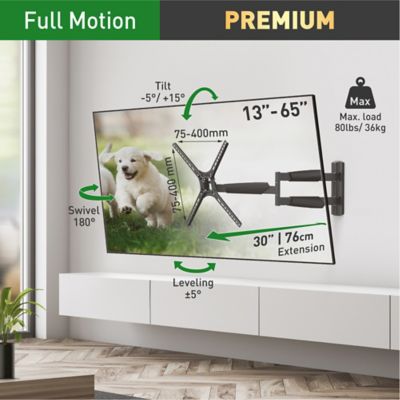 Barkan Mounts 13 - 65 in. Xlong TV Wall Mountfull Motion