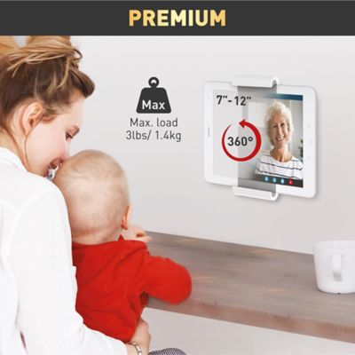Image showing  7 - 12 in. 360 Rotation Tablet Wall Mount
