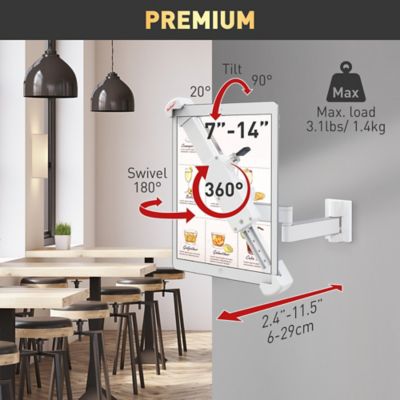 Barkan Mounts 7 - 14 in. Full Motion Tablet Wall Mount