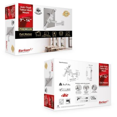 Image showing  7 - 14 in. Full Motion Tablet Wall Mount