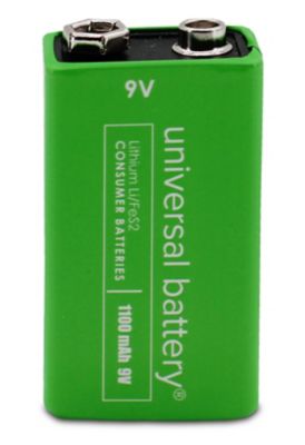UPG 9V Universal Lithium Battery, 10-Pack