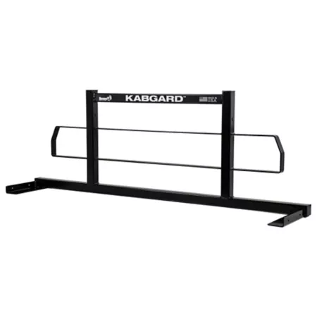 Buyers Products Kabgard Steel Headache Support with Mounting Kit 69 in x 23.5 in Truck Cab Rack Black Headache Racks