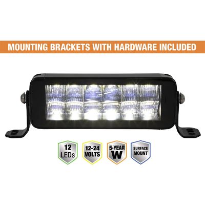Image showing  8 in. Edgeless Ultra Bright LED Spot and Flood Combination Light Bar