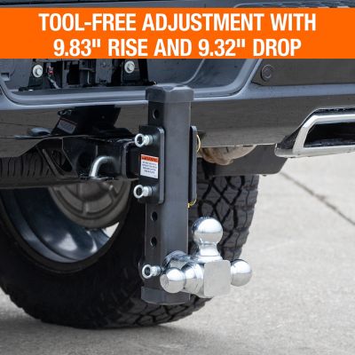 Image showing  Tri-Ball Hitch for 2 in. Hitch Receiver