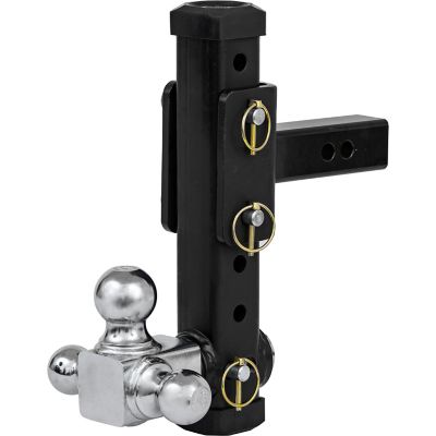 Image showing 7 th Buyers Products Tri-Ball Hitch for 2 in. Hitch Receiver