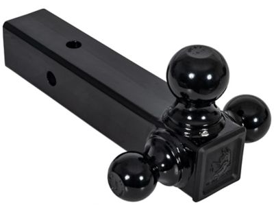 Buyers Products Tri-Ball Hitch with Black Towing Balls for 2-1/2 Inch Receivers