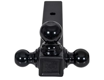 Image showing  Tri-Ball Hitch with Black Towing Balls for 2-1/2 in. Receivers