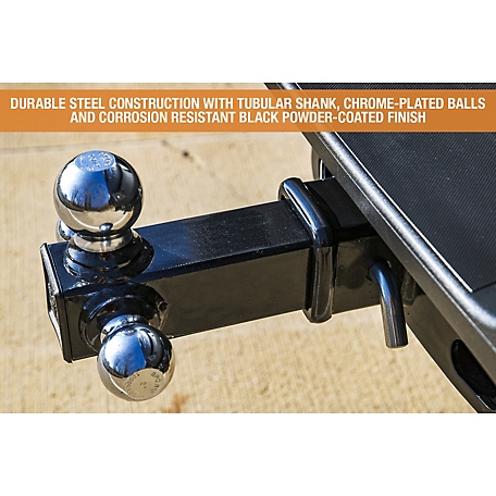 Buyers Products 1802252 - Tri-Ball Hitch with Chrome Towing Balls - 2-1/2 inch Receiver