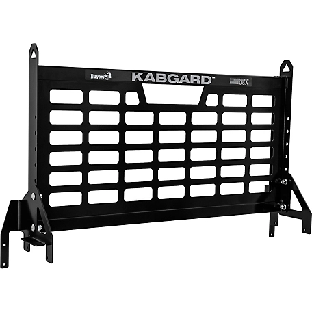 Buyers Products 49 in. Gloss Black Kabgard Universal Headache Rack with Mounting Kit for Service Body Trucks