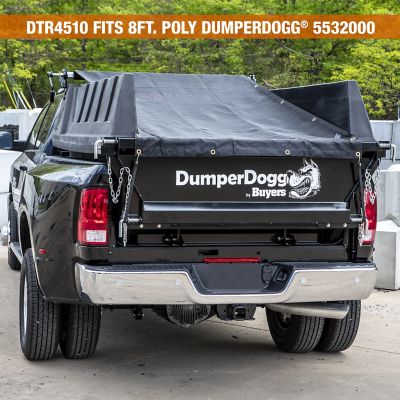 Image showing  4.6 ft. x 10 ft. Roll Tarp Kit for 8 Foot Poly DumperDogg Inserts