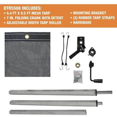 Image showing  TarpSystem with Mesh Tarp 5-1/3 x 9-1/2 ft.