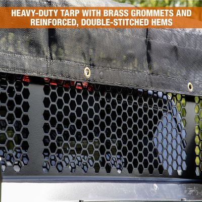 Image showing  Tarp System with Mesh Tarp 5-1/3 x 11-1/2 ft.