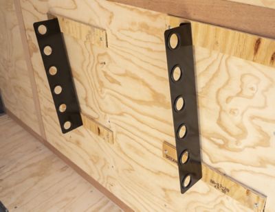 Image showing 7 th Buyers Products Universal Horizontal Hand Tool Rack for Enclosed Landscaping Trailers