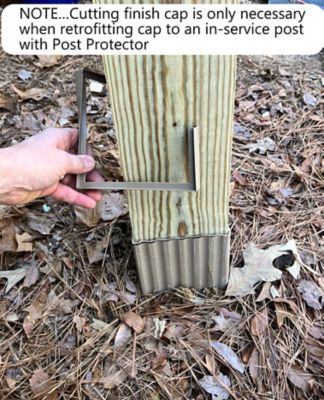 Image showing  4 in. x 4 in. Cap