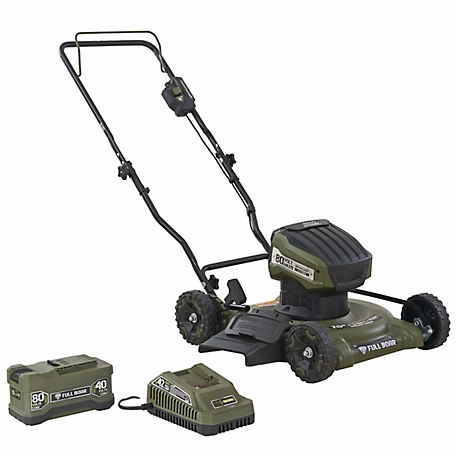 Full Boar 80V 20 in. 2-in-1 Lithium-Ion Push Lawn Mower (Battery and Charger Included)