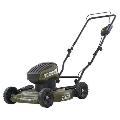 Image showing  20 in. 80V 2-in-1 Lithium-Ion Push Lawn Mower, Battery and Charger Included