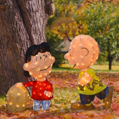 Image showing 6 th ProductWorks Peanuts Lucy Football with Charlie Brown