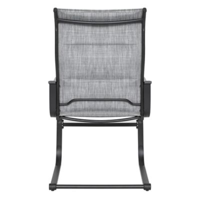 Image showing 8 th Nuu Garden 7 pc. Outdoor Textilene and Iron Patio Dining Set with Umbrella Hole