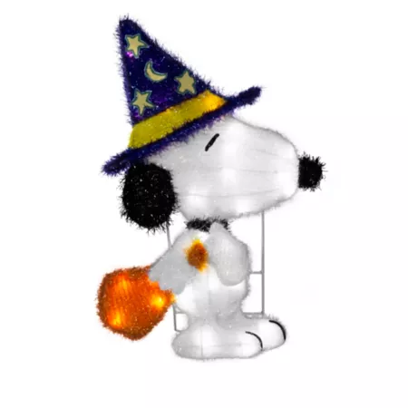 ProductWorks Peanuts Wizard Snoopy Halloween Statues