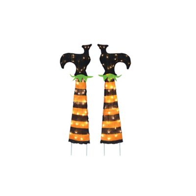 ProductWorks Spooky Upside Down Witch Legs