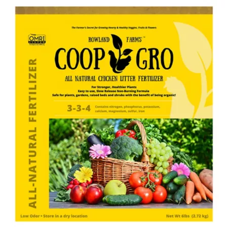 Coop Gro Omri Certified Organic Granular Chicken Litter Fertilizer 6 lb. Fertilizers