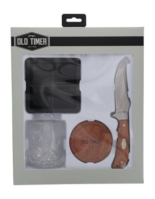 Old Timer Whiskey Glass Fixed Blade Combo, 1207769