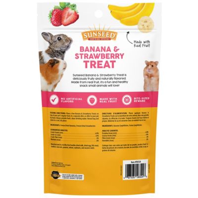 Image showing  Banana and Strawberry Small Pet Treat