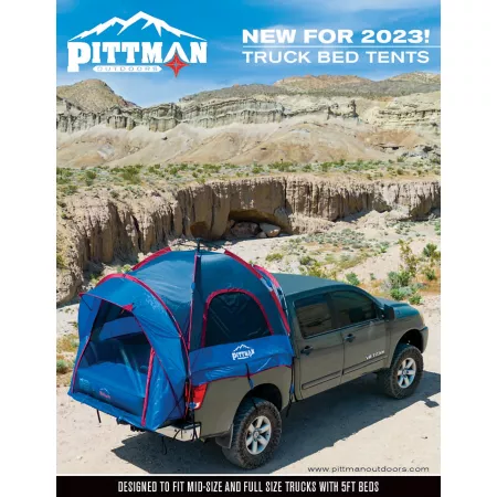 Pittman Outdoors EZ-Up Mid-Size Truck Bed Tent 5' Beds Truck Bed Tents & Awnings