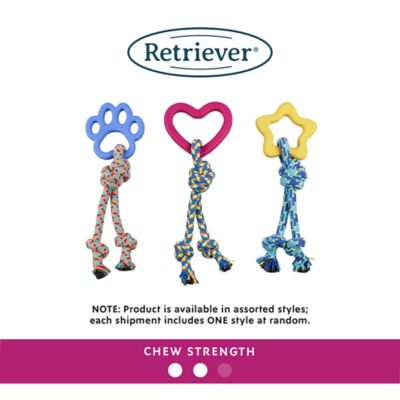 Image showing  Tug-O-War Colorful Emoji Rope Dog Toy, Assorted Colors