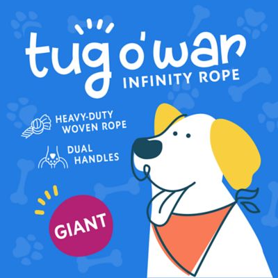 Image showing  Tug-O-War Infinity Rope Dog Toy, Assorted Colors