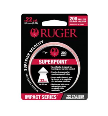 Ruger .22 Cal Impact Pointed Pellet