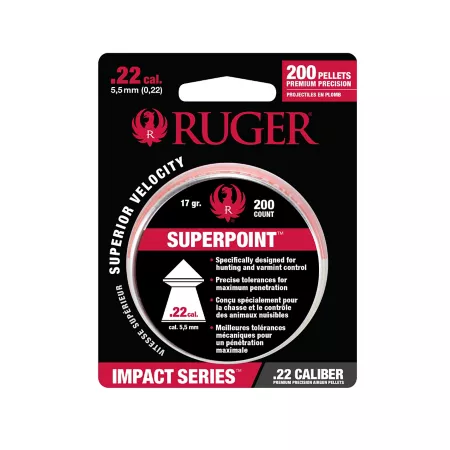 Ruger 22 caliber impact pellets 200 ct Pellets & BB's