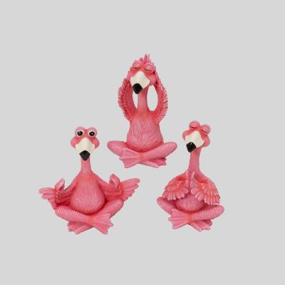 GIL Indoor/Outdoor Resin Glow-in-the-Dark Mushroom Figurines, 6.89 in., 2 pc.