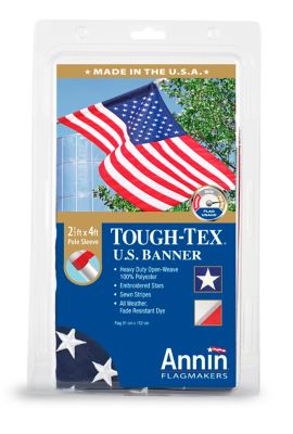 Annin 2 1/2 ft. x 4 ft. Tough Tex US Banner