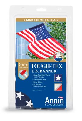 Annin Tough Tex US Banner, 2-1/2 ft. x 4 ft.