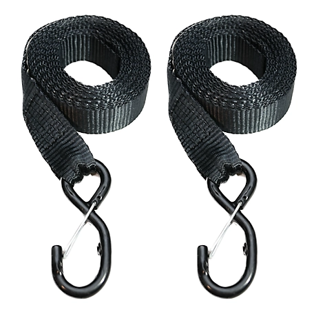 TorkStrap 24 ft. x 1.5 in. Tie Down Strap Extensions with S-Hooks, 2 pk.