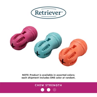 Image showing  Squeaky Peanut Treat-Dispensing Dog Toy, Assorted Colors